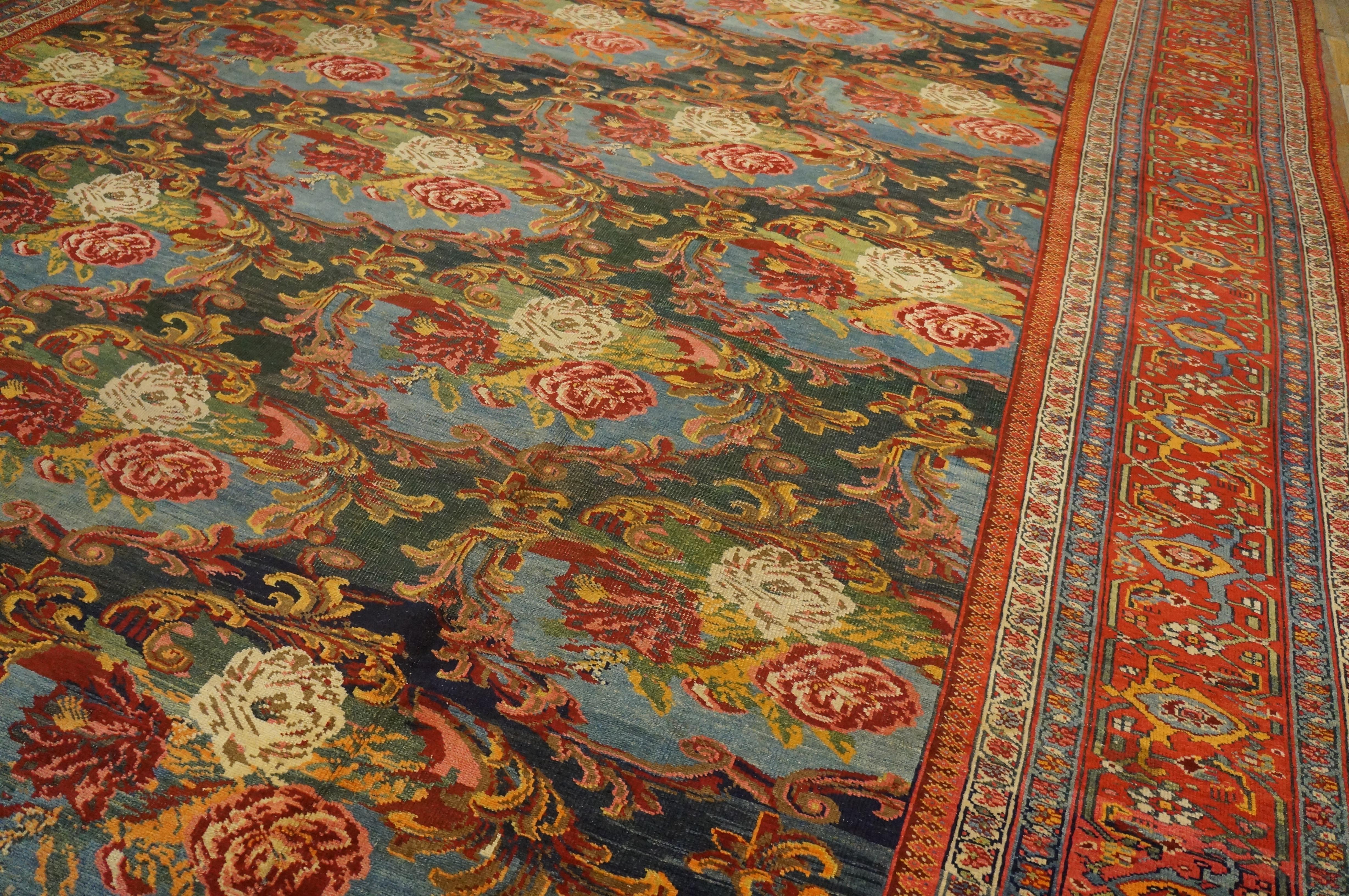 Hand-Knotted Antique N.W.Persian Rug For Sale