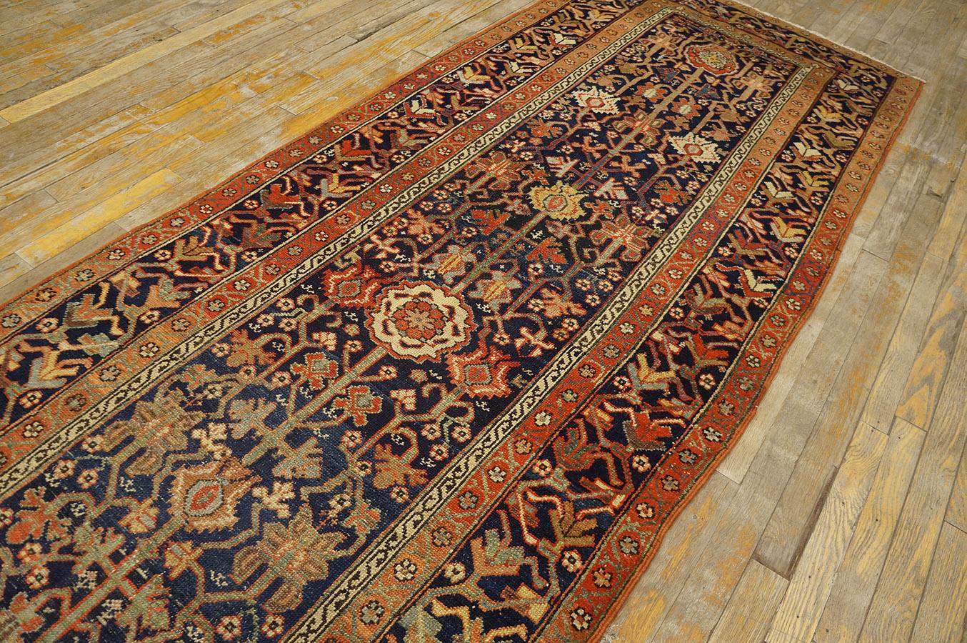 Mid 19th Century N.W. Persian Carpet ( 3'4'' x  17'5'' - 102 x 532 ) For Sale 7