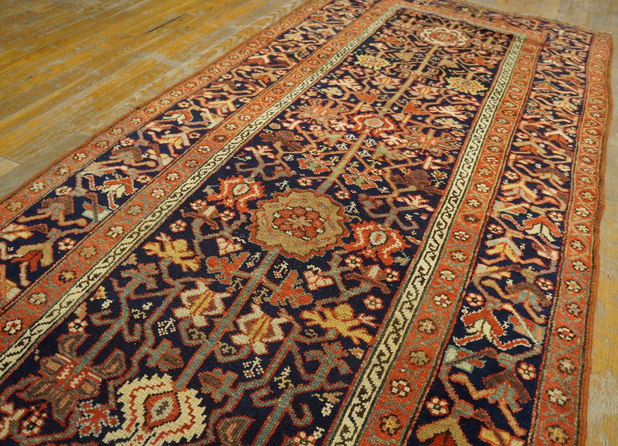 Mid 19th Century N.W. Persian Carpet ( 3'4'' x  17'5'' - 102 x 532 ) For Sale 8