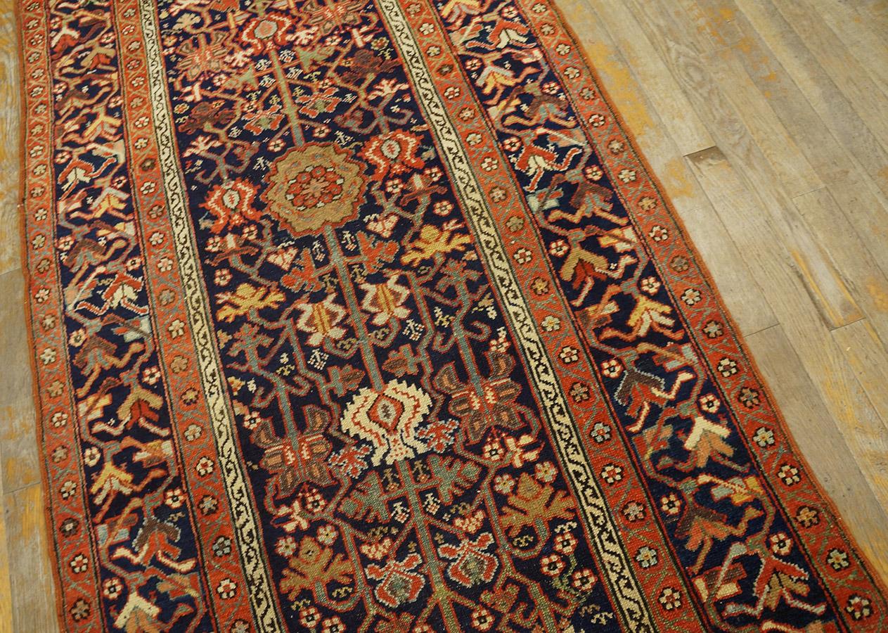 Mid 19th Century N.W. Persian Carpet ( 3'4'' x  17'5'' - 102 x 532 ) For Sale 9