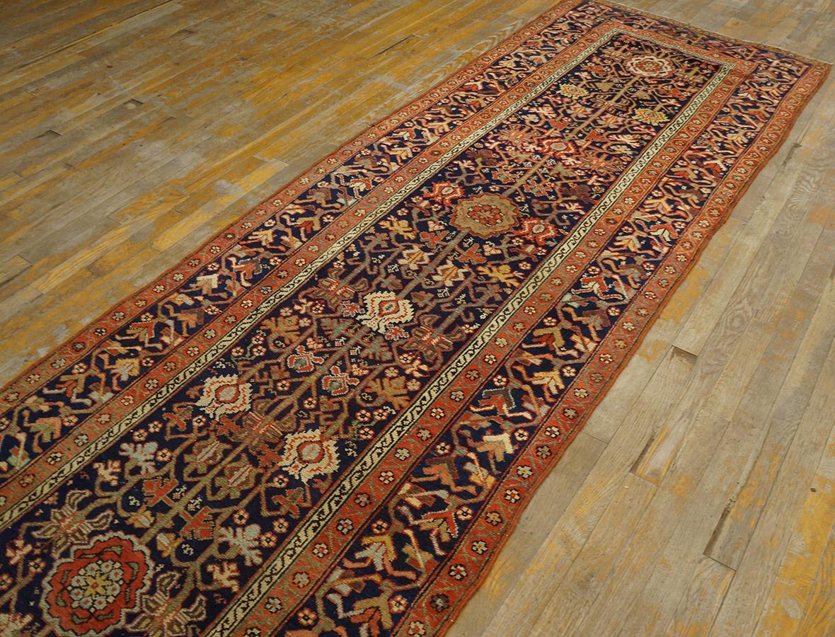 Mid 19th Century N.W. Persian Carpet ( 3'4'' x  17'5'' - 102 x 532 ) For Sale 11