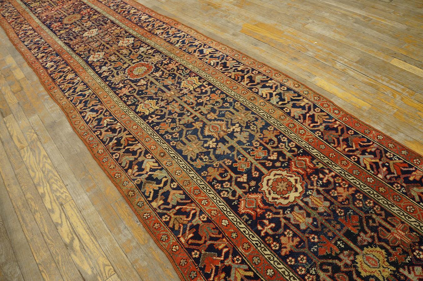 Mid 19th Century N.W. Persian Carpet ( 3'4'' x  17'5'' - 102 x 532 ) For Sale 2