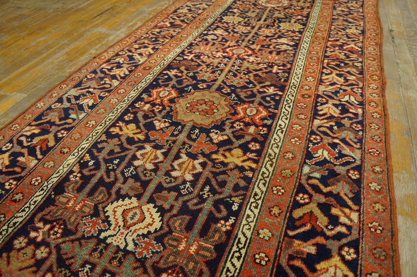 Mid 19th Century N.W. Persian Carpet ( 3'4'' x  17'5'' - 102 x 532 ) For Sale 3