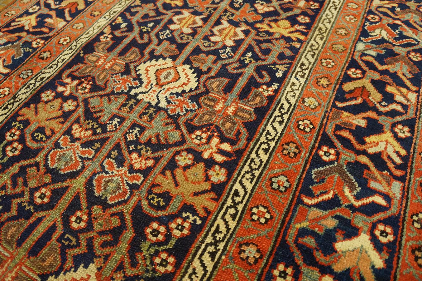 Mid 19th Century N.W. Persian Carpet ( 3'4'' x  17'5'' - 102 x 532 ) For Sale 4