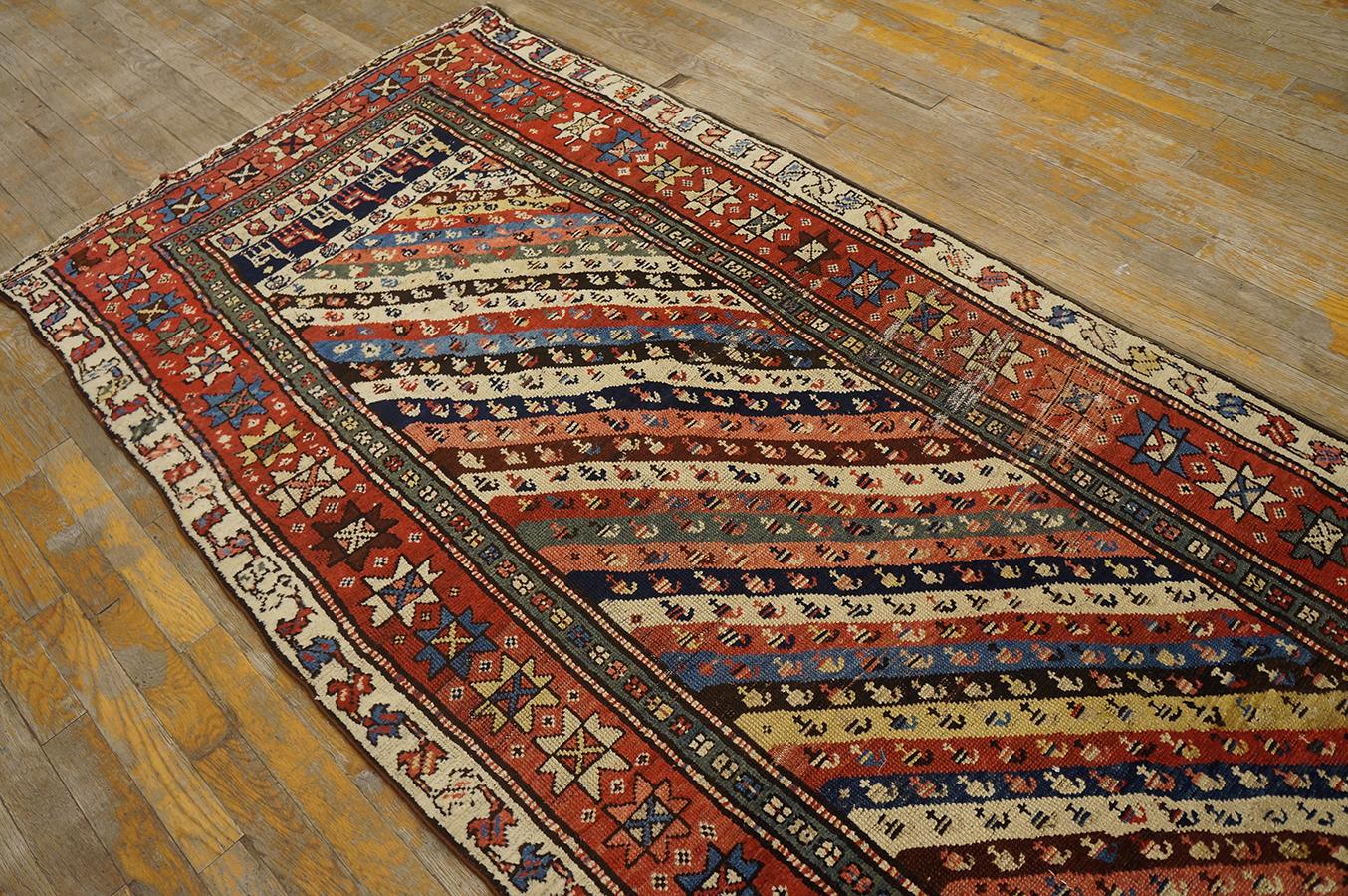 19th Century N.W. Persian Carpet ( 3'6'' x 10' - 107 x 305 ) For Sale 8