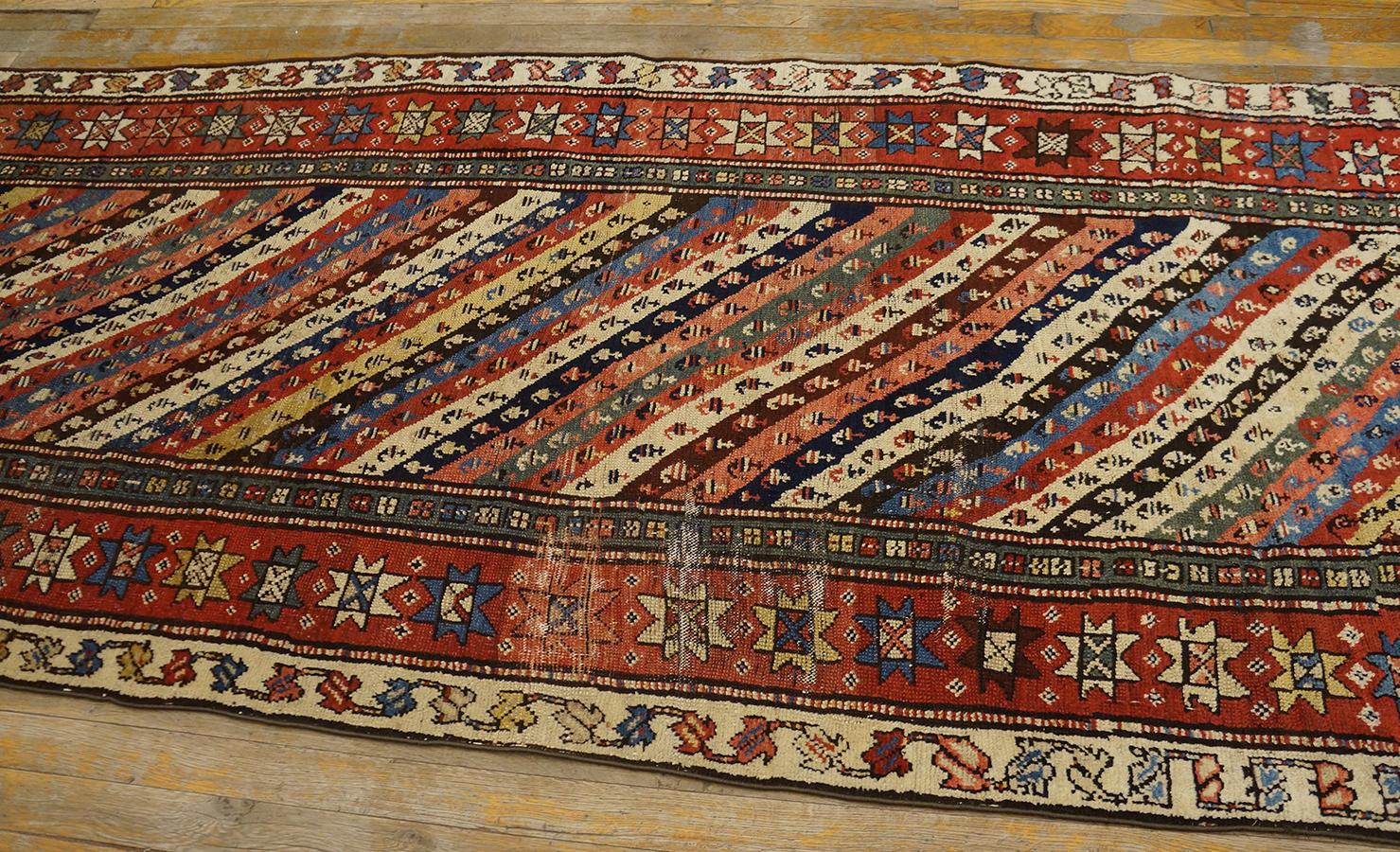 Late 19th Century 19th Century N.W. Persian Carpet ( 3'6'' x 10' - 107 x 305 ) For Sale