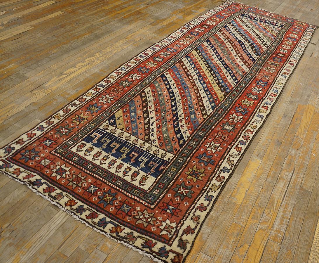 19th Century N.W. Persian Carpet ( 3'6'' x 10' - 107 x 305 ) For Sale 1