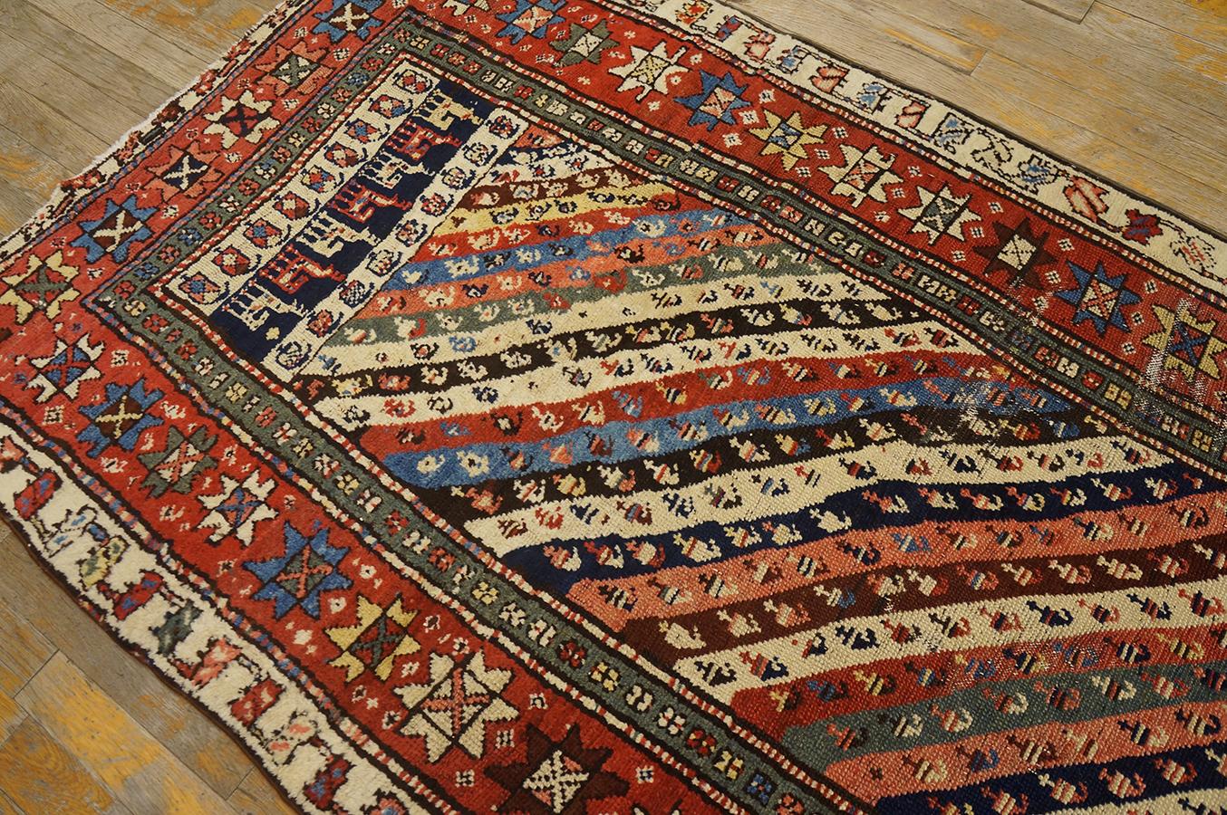 19th Century N.W. Persian Carpet ( 3'6'' x 10' - 107 x 305 ) For Sale 2