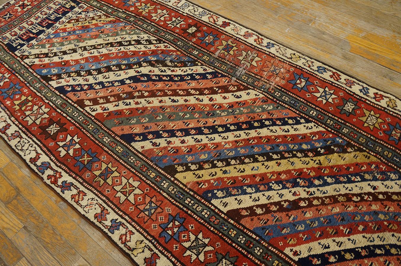 19th Century N.W. Persian Carpet ( 3'6'' x 10' - 107 x 305 ) For Sale 3
