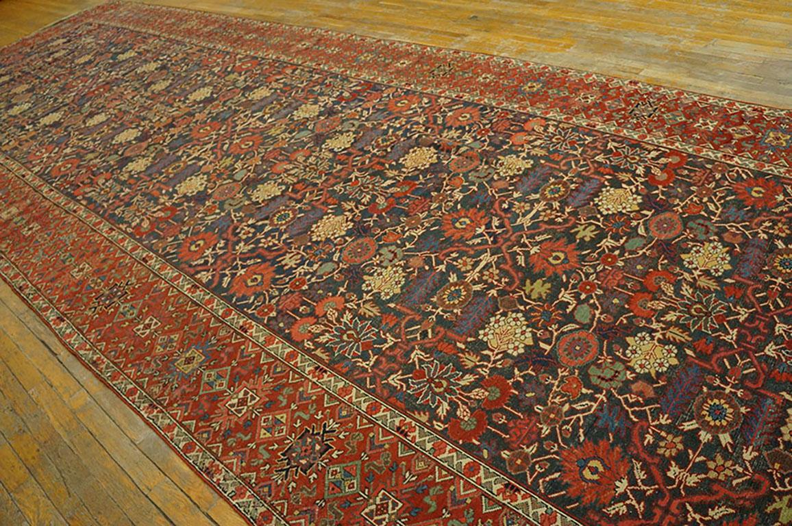 Hand-Knotted Mid 19th Century N.W. Persian Gallery Carpet ( 6'10