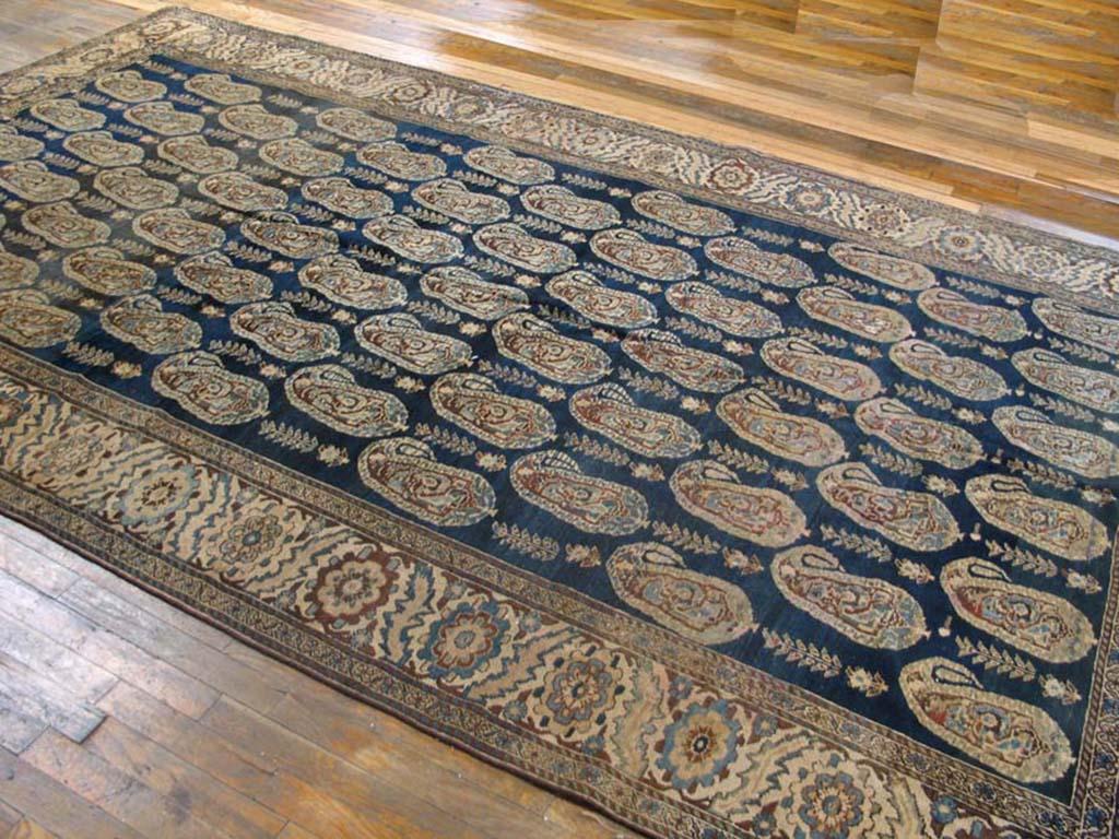 Hand-Knotted Mid 19th Century N.W. Persian Carpet ( 7' x 11'6