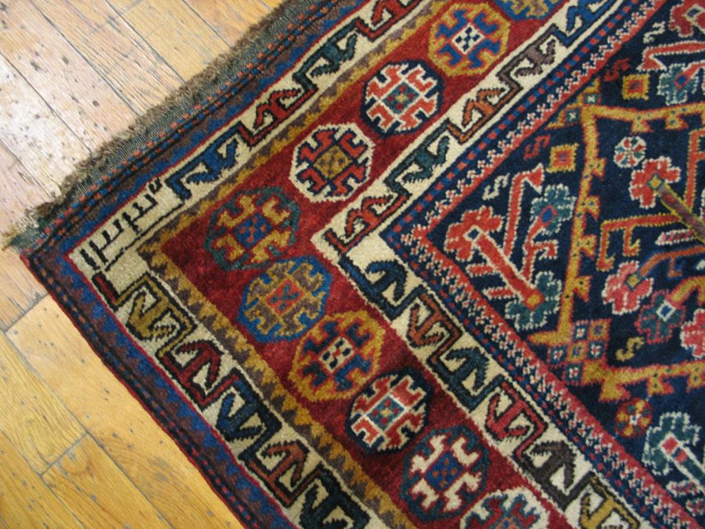 Hand-Knotted Antique N.W.Persian Rug 3' 4