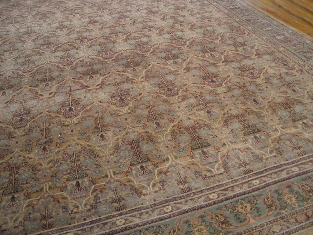 Hand-Knotted Late 19th Century N.W. Persian Carpet ( 13'3