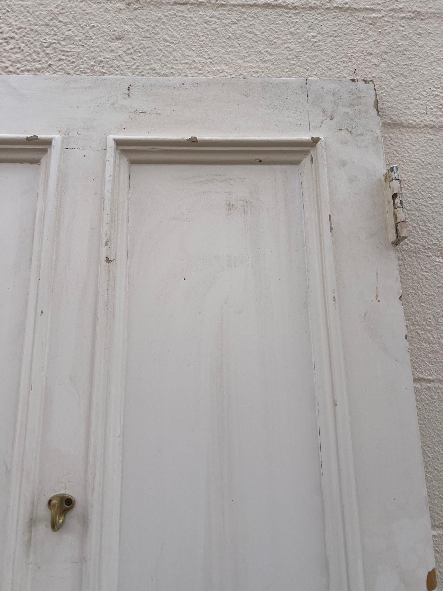 Puerta Interior de Seis Paneles Antigua NYC Brownstone en venta 6