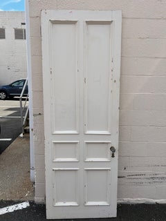 Antique NYC Brownstone Six Panel Interior Door
