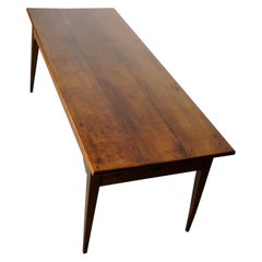 Antique Oak 19th Century French Rustic Farmhouse Dining Table (Mesa de comedor rústica francesa del siglo XIX)