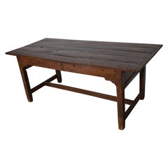 Antique Oak 19th Century French Rustic Farmhouse Dining Table (Mesa de comedor rústica francesa del siglo XIX)