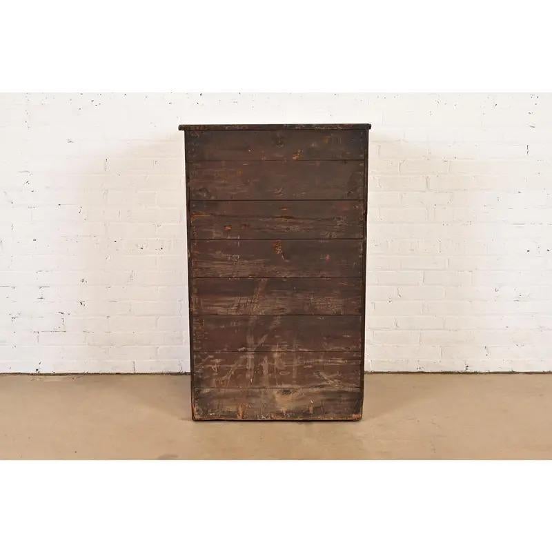 Antique Oak 25-Drawer Architect's Blueprint File Cabinet by Hamilton, Circa 1900 in vendita 8