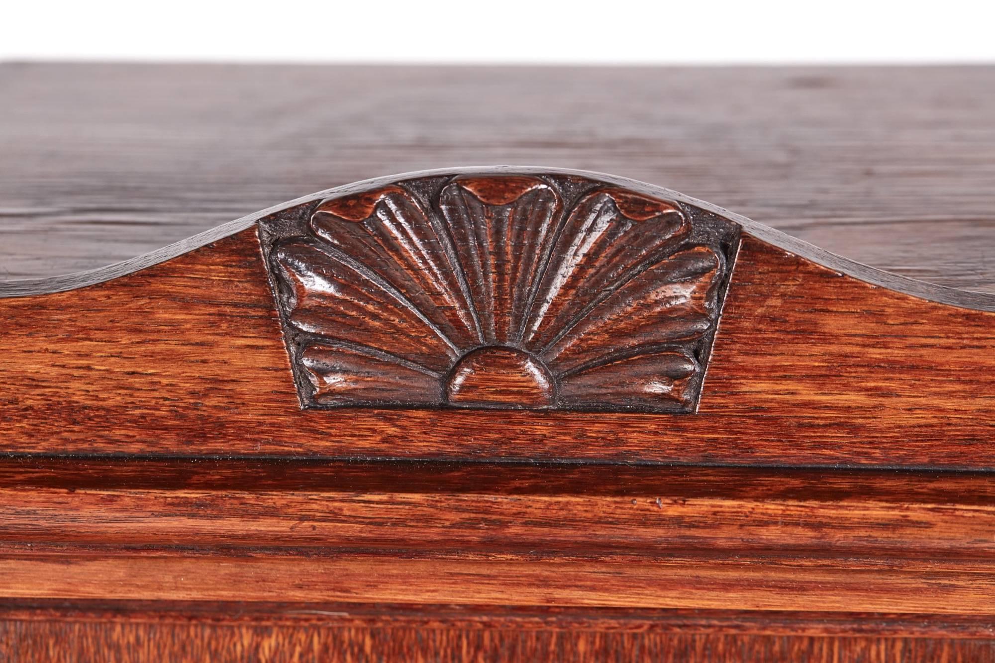 antique oak mantel clock