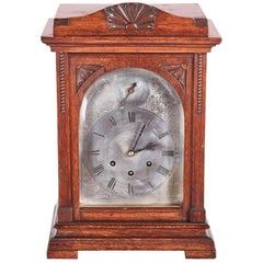 Antique Oak 8 Day Mantel Clock