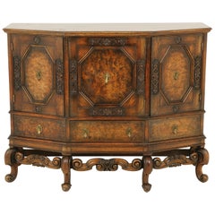 Antique Oak and Walnut Sideboard, Buffet, Scotland 1920, B2383