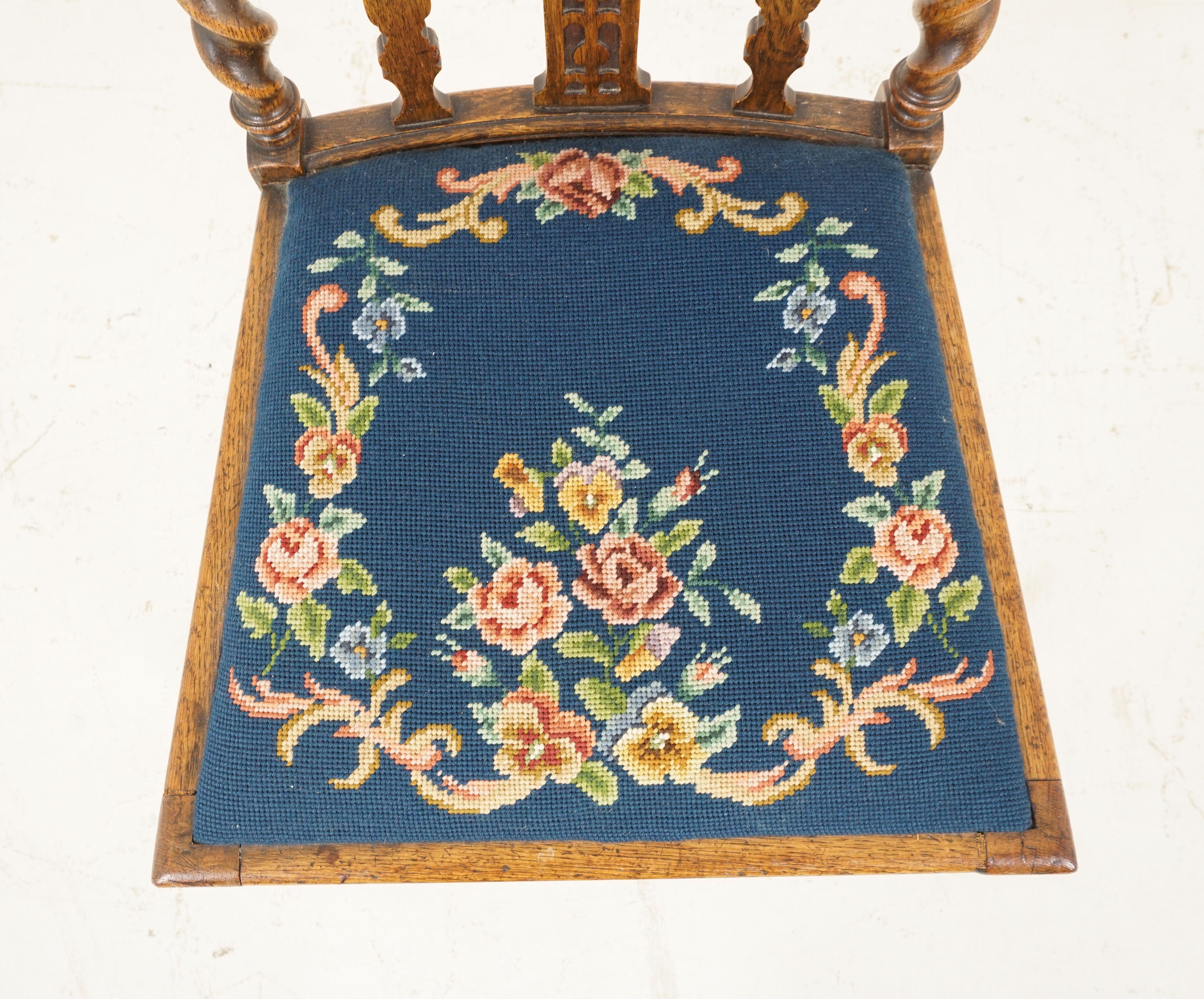 antique barley twist chair