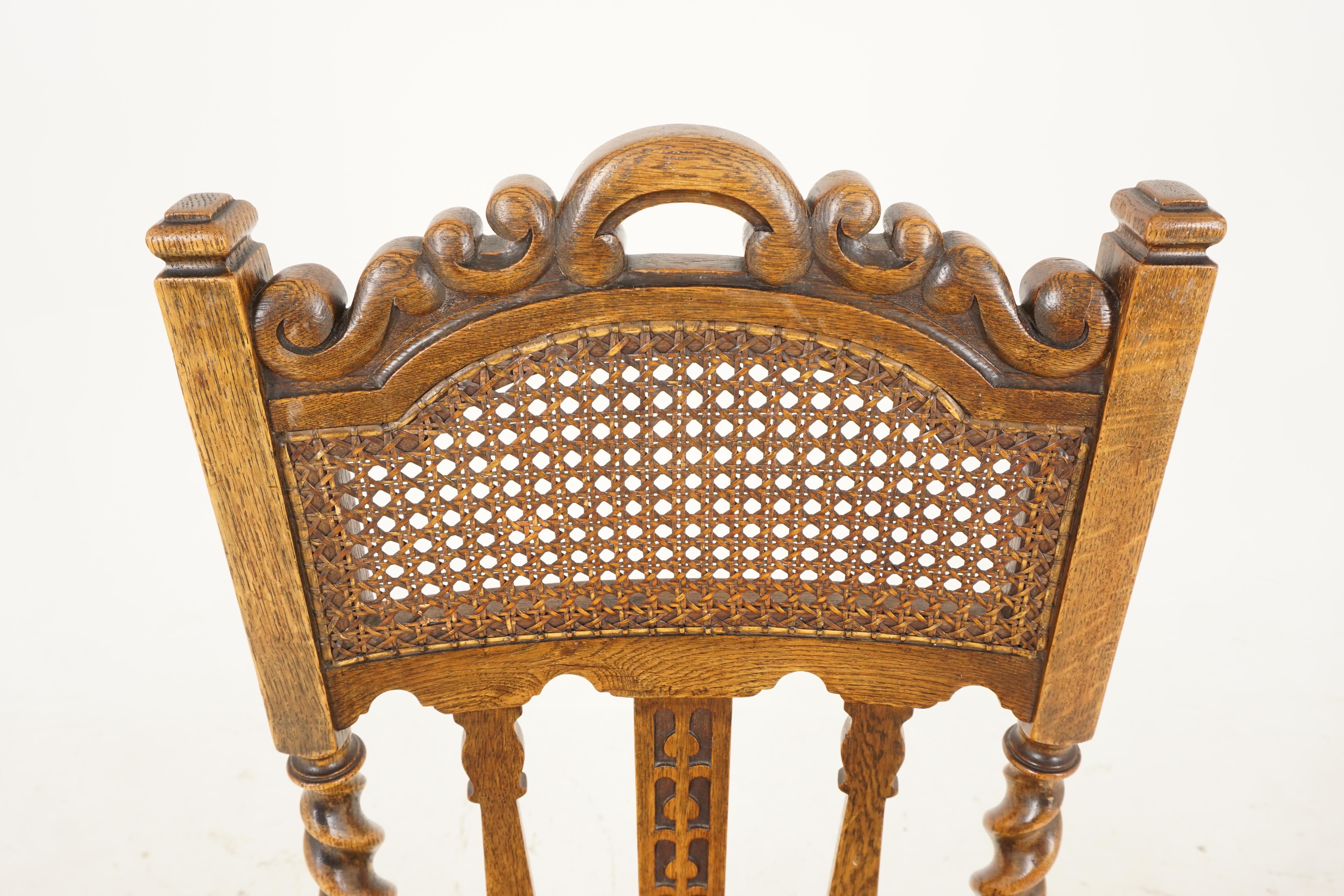vintage barley twist chairs