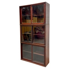 Antique Oak Barrister Bookcase / China Cabinet by Danner Furniture, circa 1910s