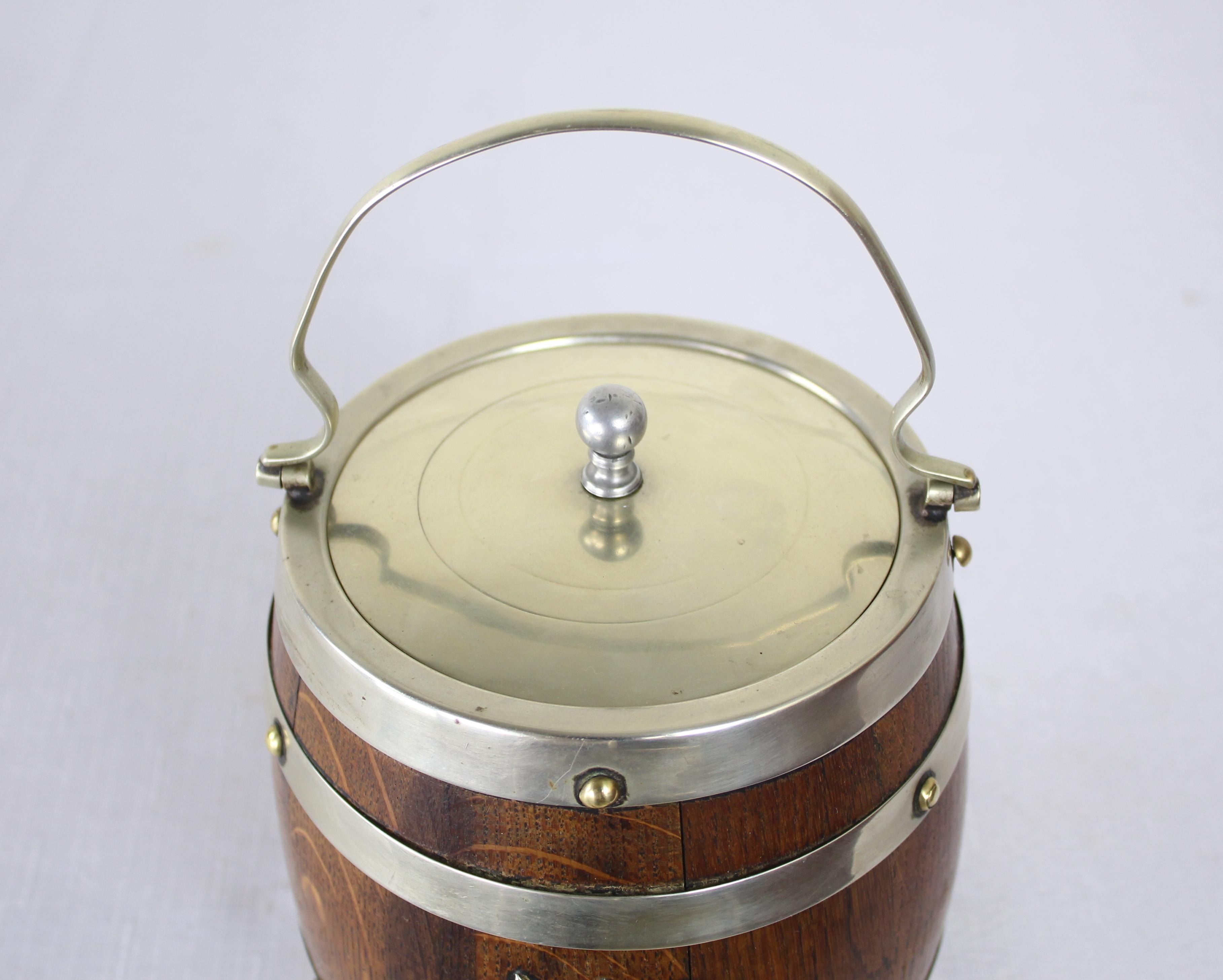 vintage biscuit barrel