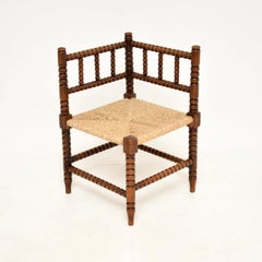 Antique Oak Bobbin Chair