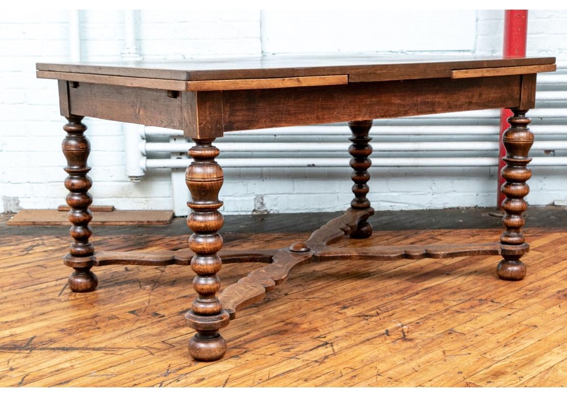 bobbin leg dining table