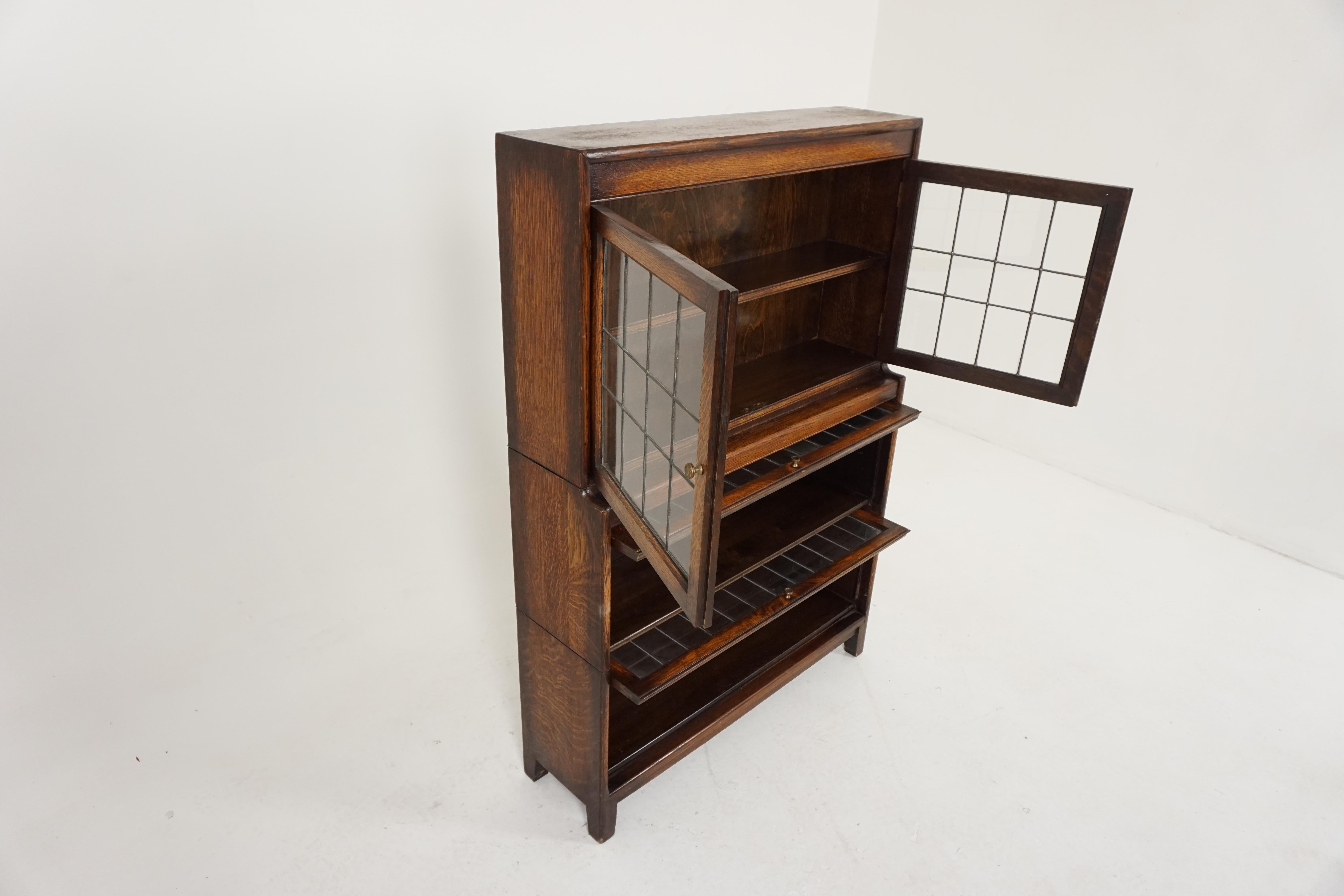 antique stackable bookcases with glass doors