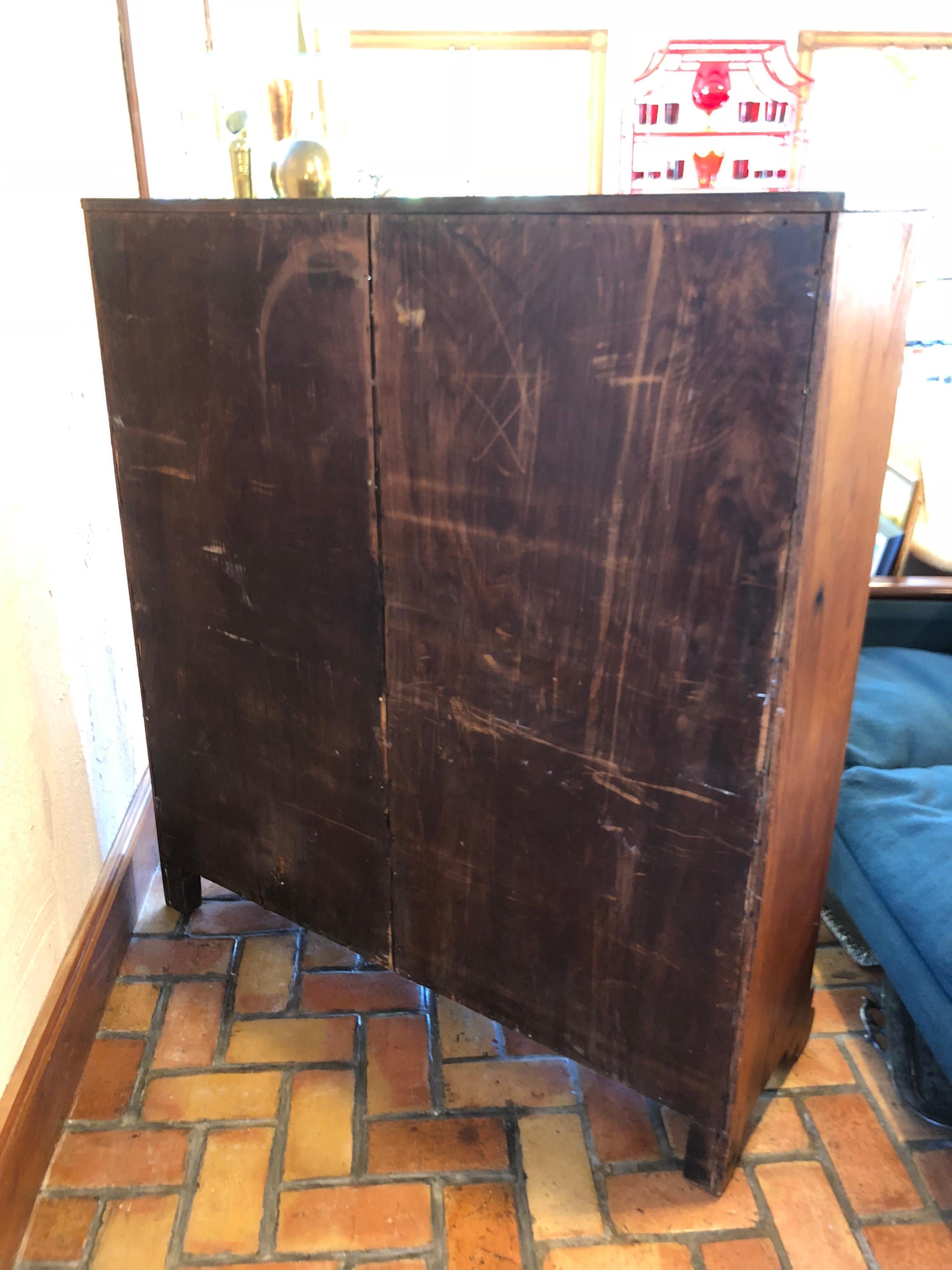 Antique Oak Bookcase with Original Keys 9