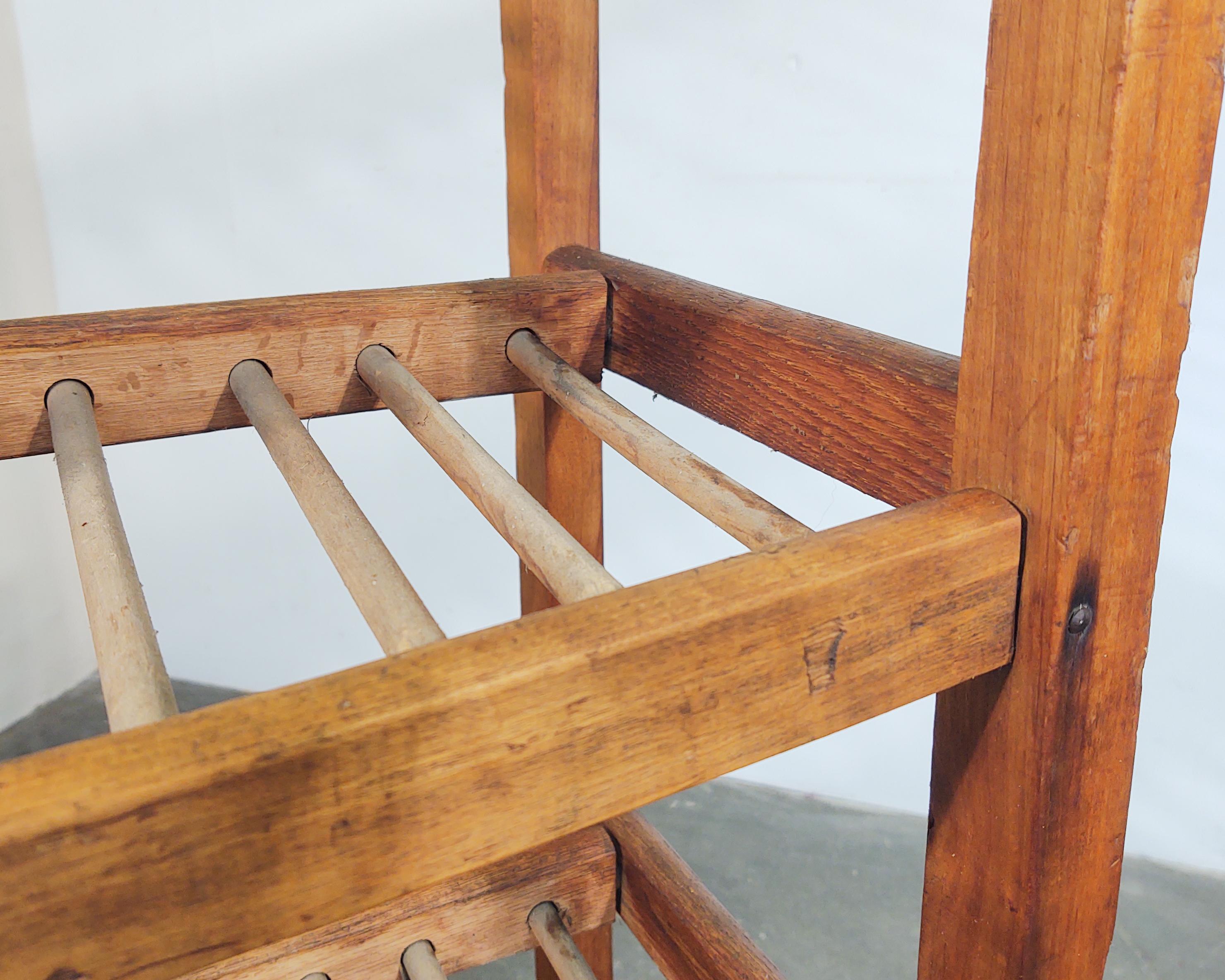 Antique Oak Bread Cooling Rack Shelf For Sale at 1stDibs