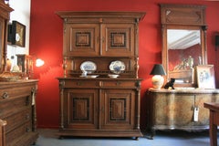 Antique Oak Buffet, Northern German, circa 1880