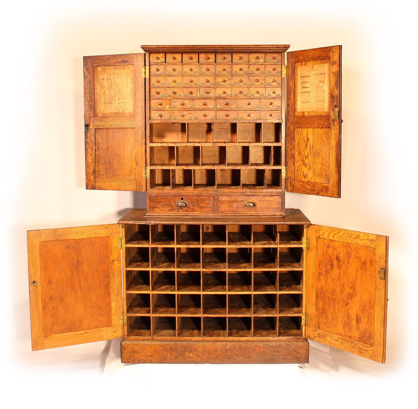 Apothecary Cabinet by The Cleveland Twist Drill Company For Sale 2