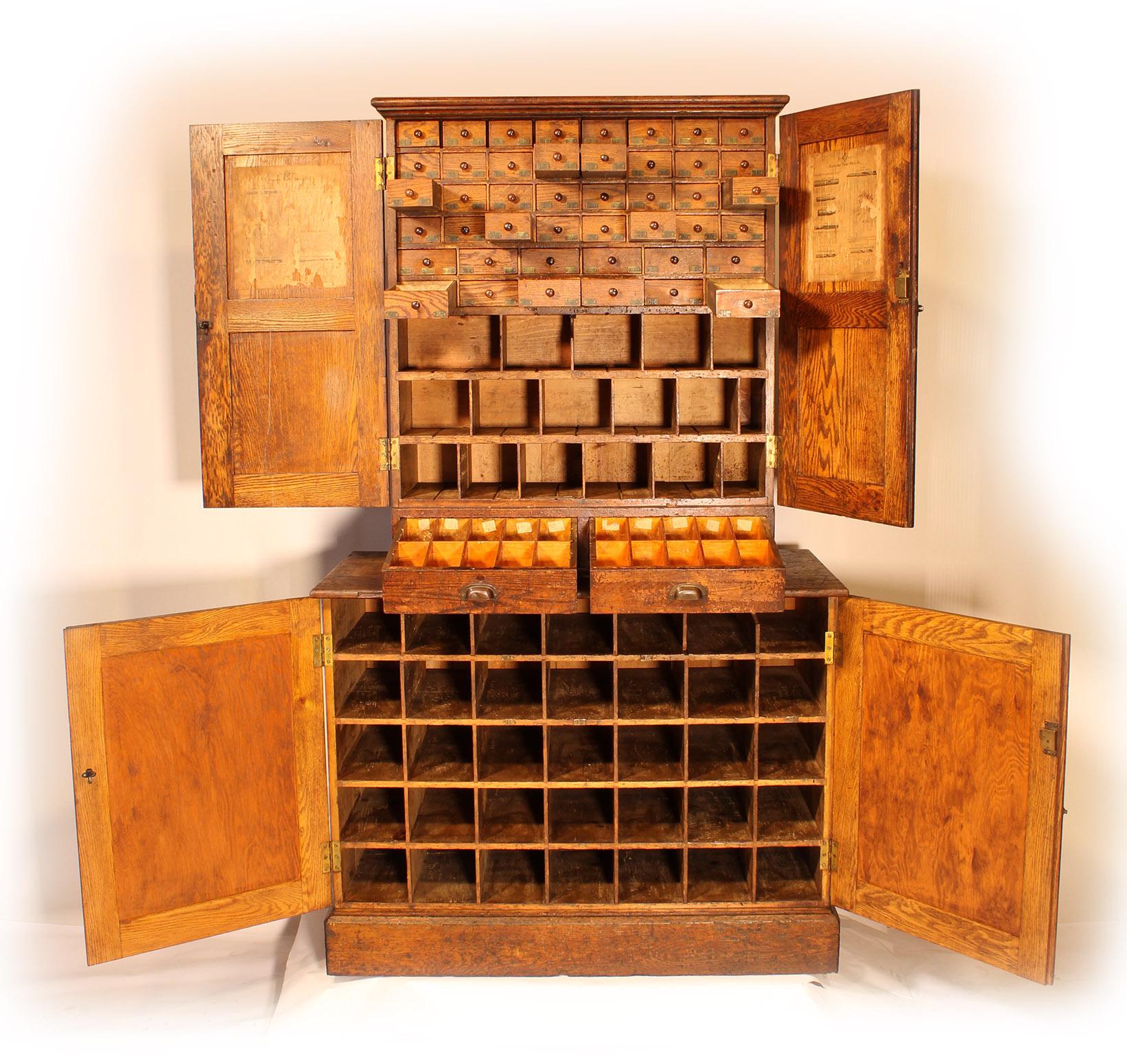 Apothecary Cabinet by The Cleveland Twist Drill Company For Sale 3