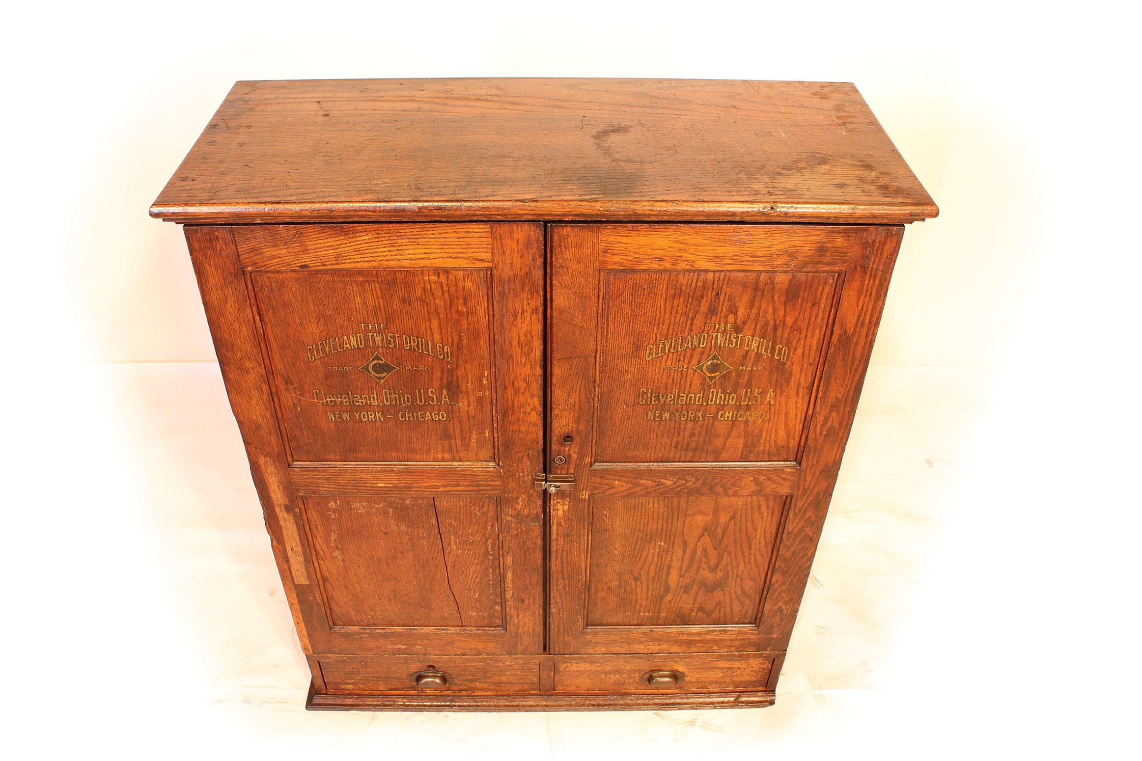 Apothecary Cabinet by The Cleveland Twist Drill Company For Sale 4