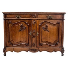 Antique Oak Cabinet, France, circa 1920