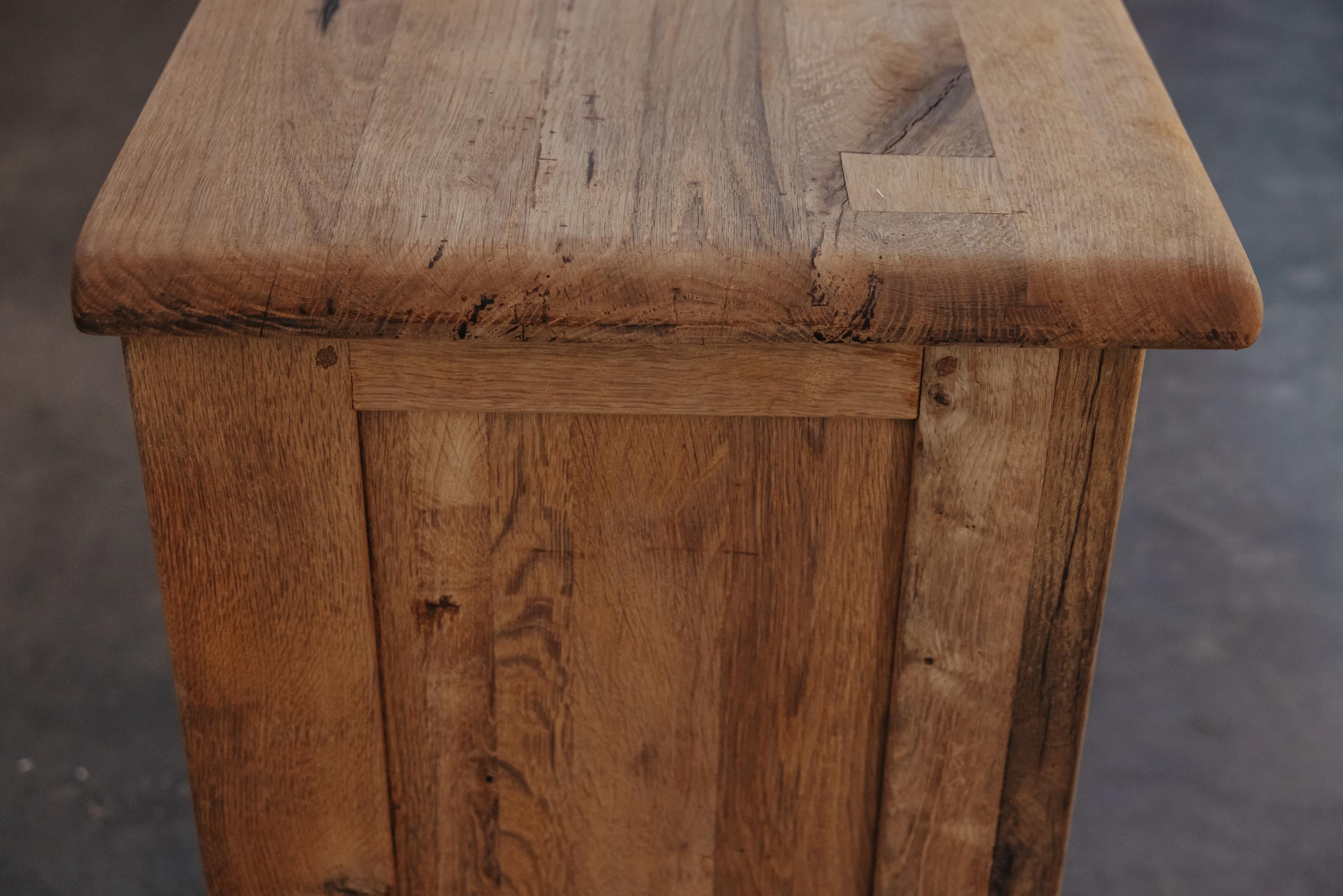 Antique Oak Cabinet From France, Circa 1940 For Sale 5