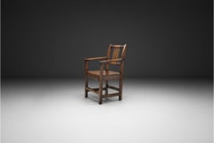 Antique Oak Carver Armchair, United Kingdom ca 1880s