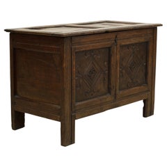 Used Oak Chest, Coffer.