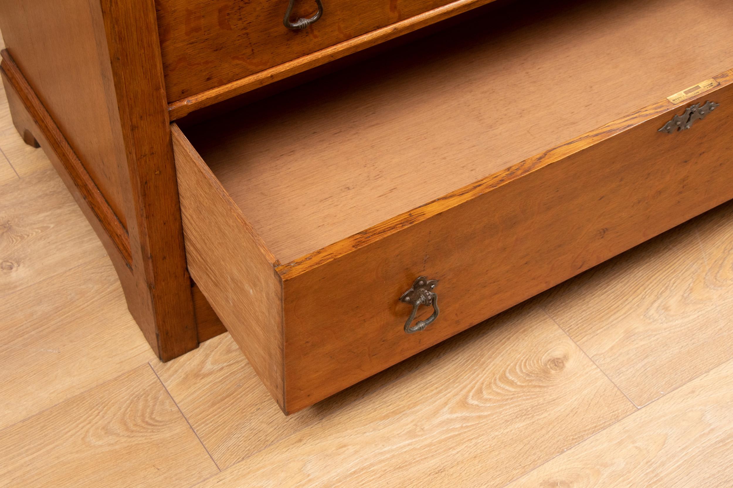 Antique Oak Chest of Drawers by Gillows 1