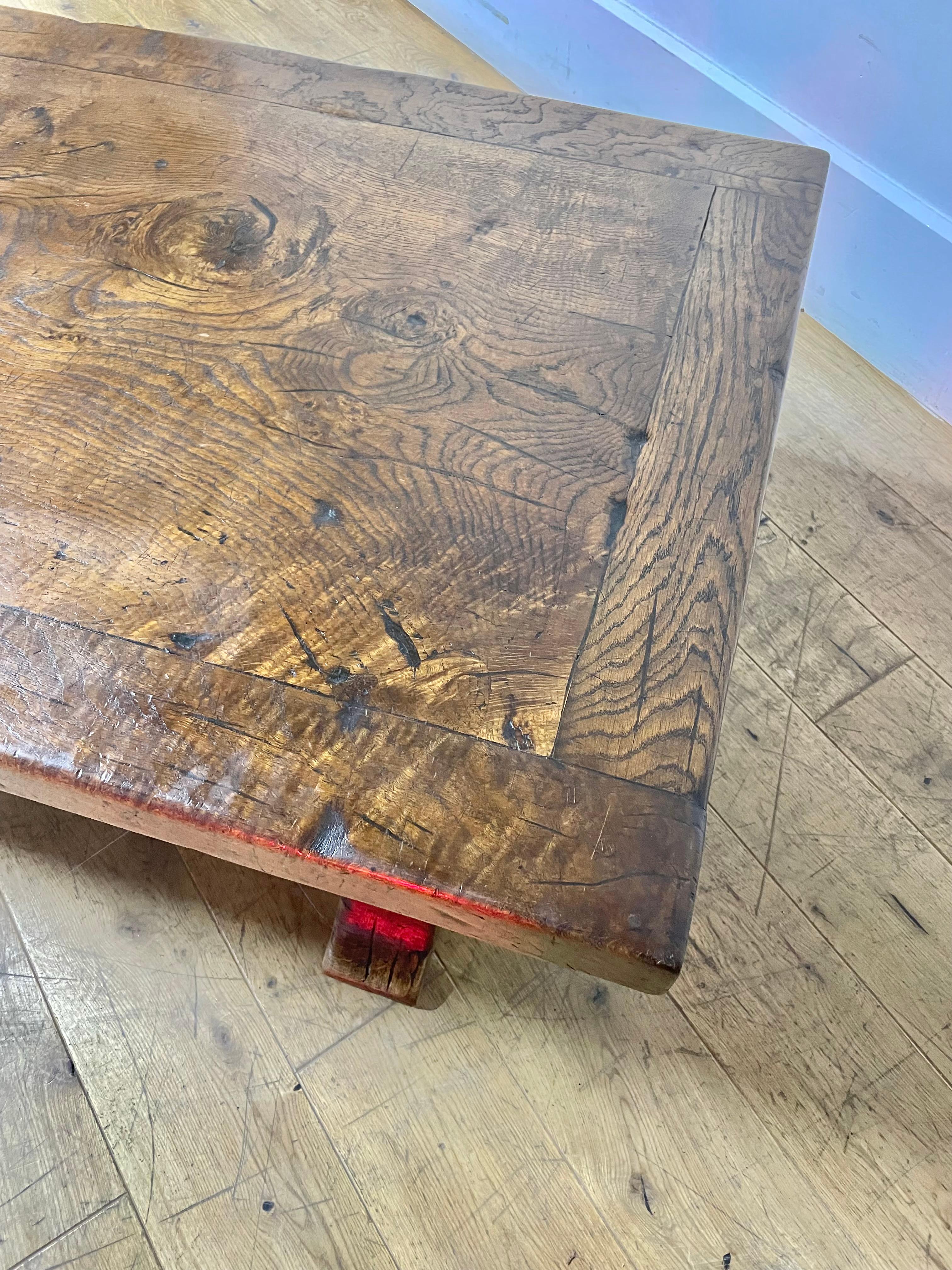 Oak Antique oak coffee table 
