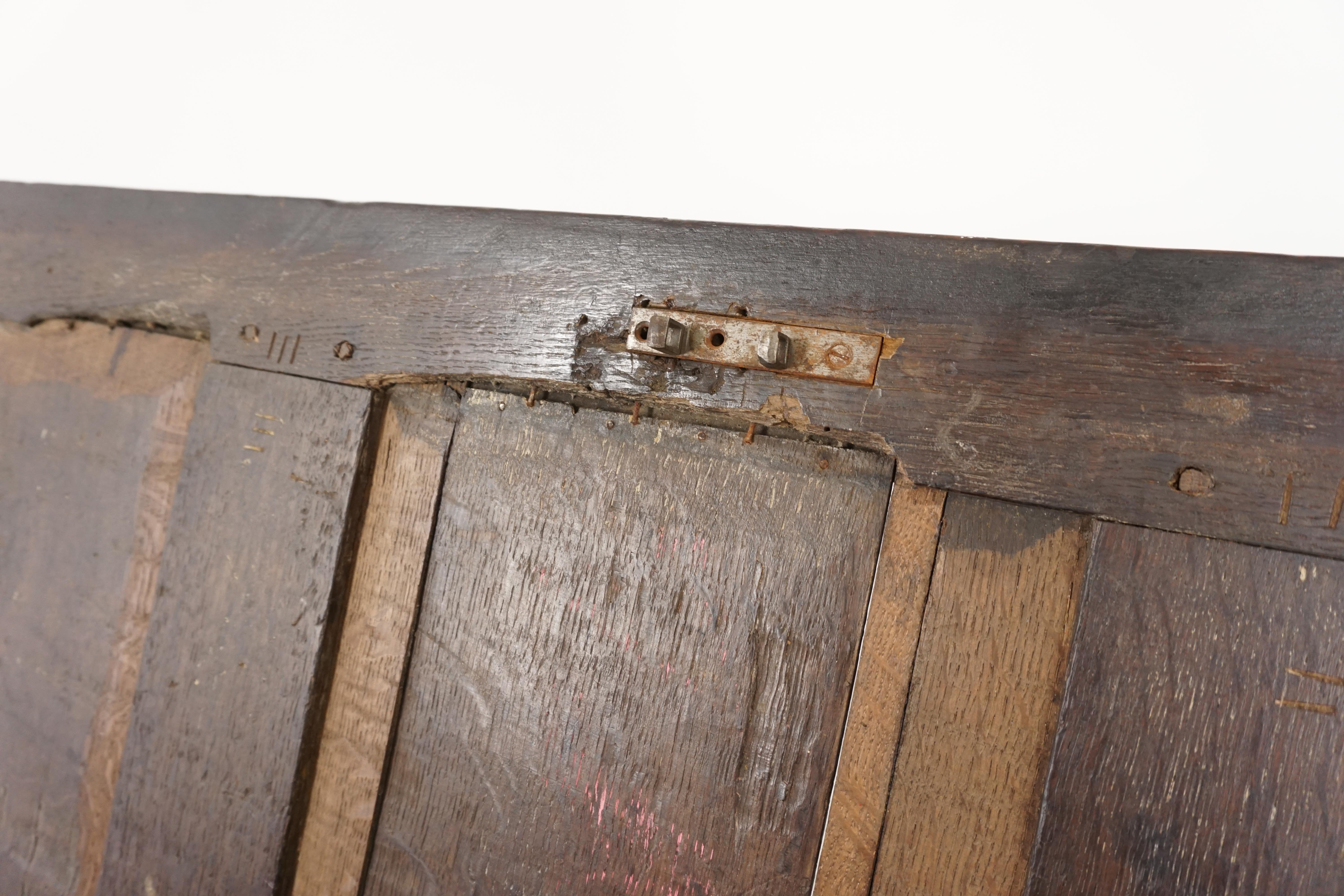 Late 18th Century Antique Oak Coffer, Georgian Kist Trunk, Antique Furniture, Scotland 1780, B1842
