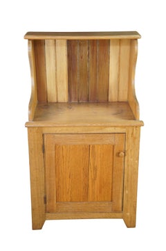 Antique Oak Country Farmhouse Dry Sink Drybar Washstand Cabinet Stand