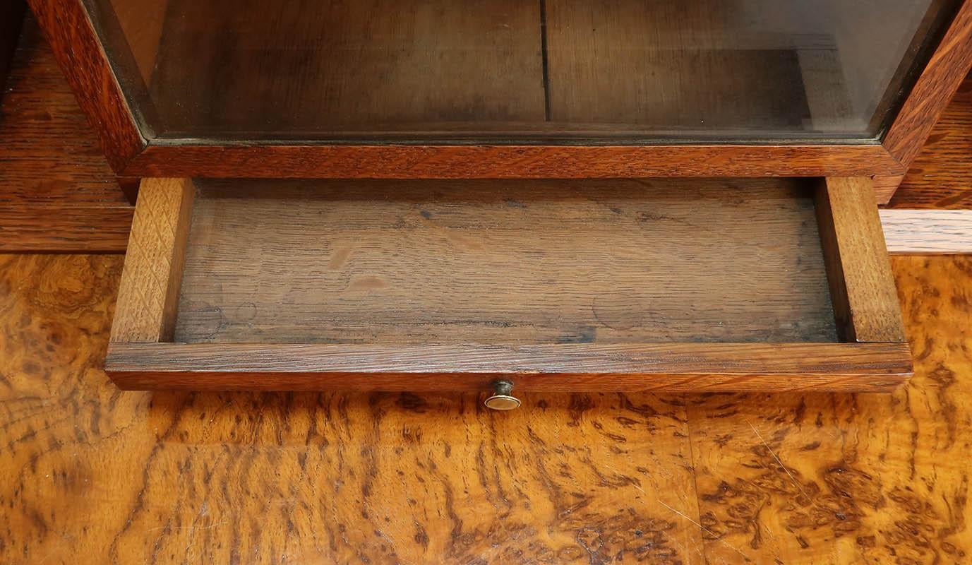 Antique Oak Country House Letter Box by J.C Vickery. English C.1910 3