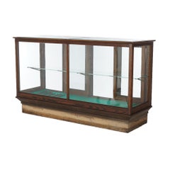 Antique Oak Country Store Display Case, Floor Model, Signed Saginaw, c1920