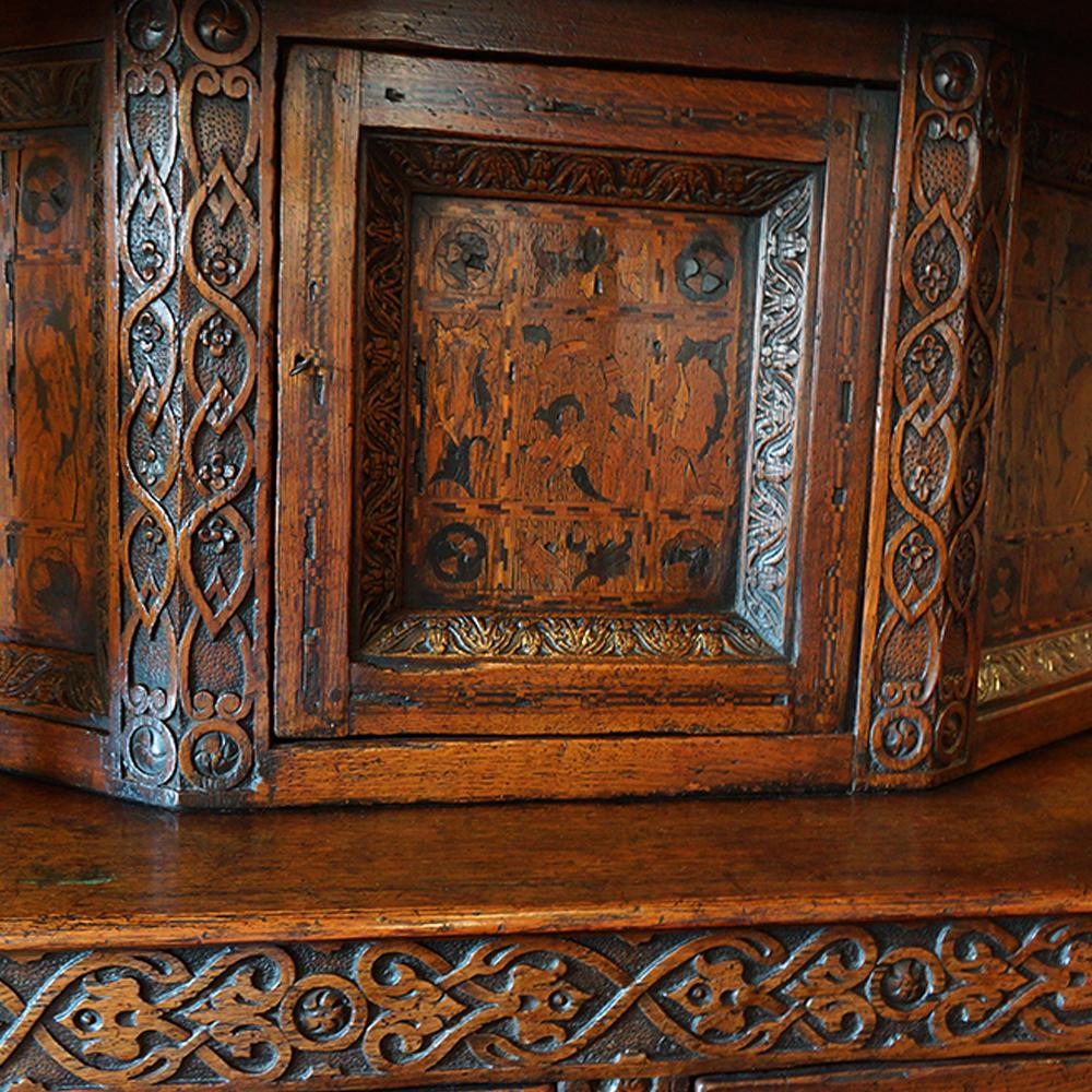 antique oak cupboard