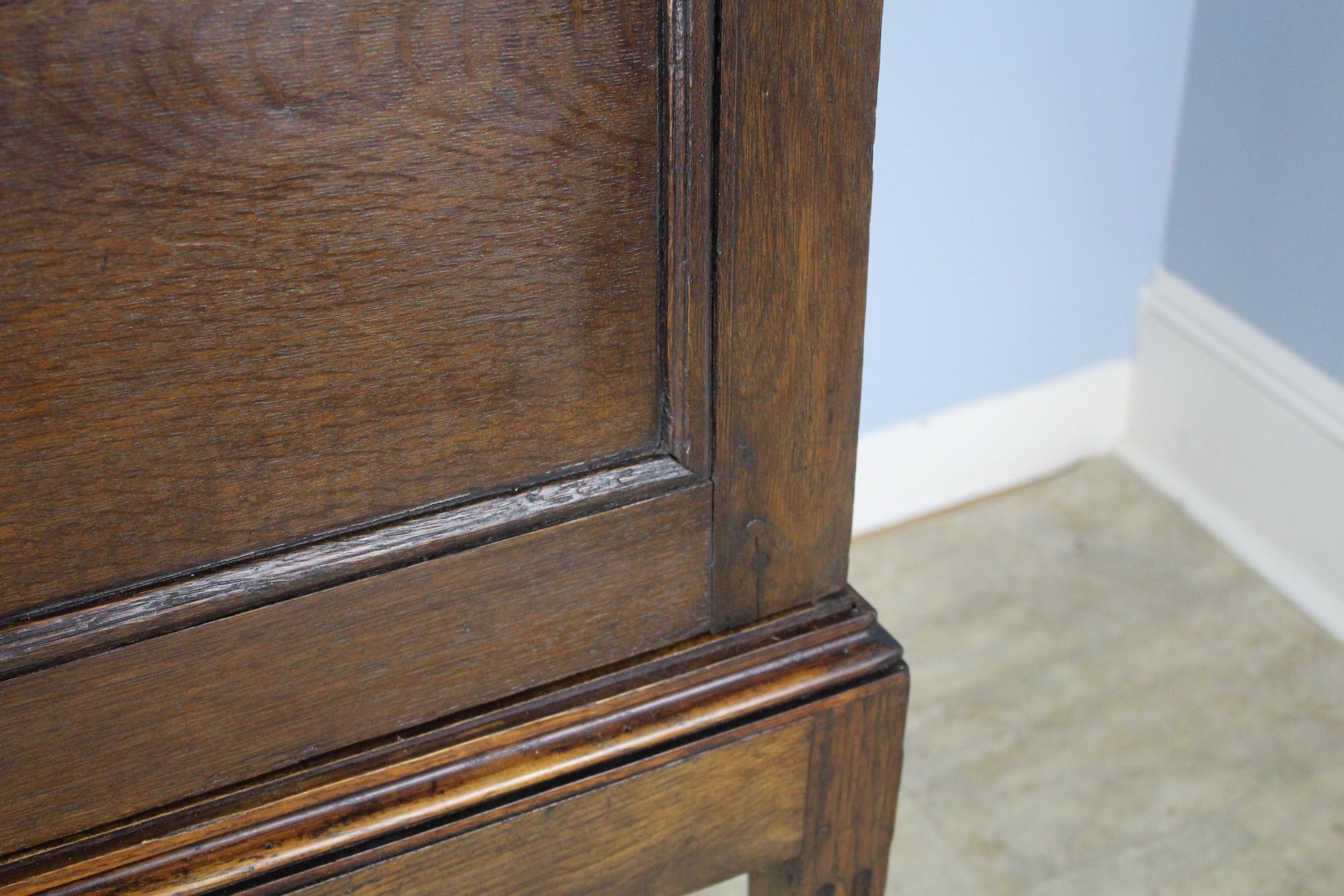 Antique Oak Cupboard on Stand For Sale 1